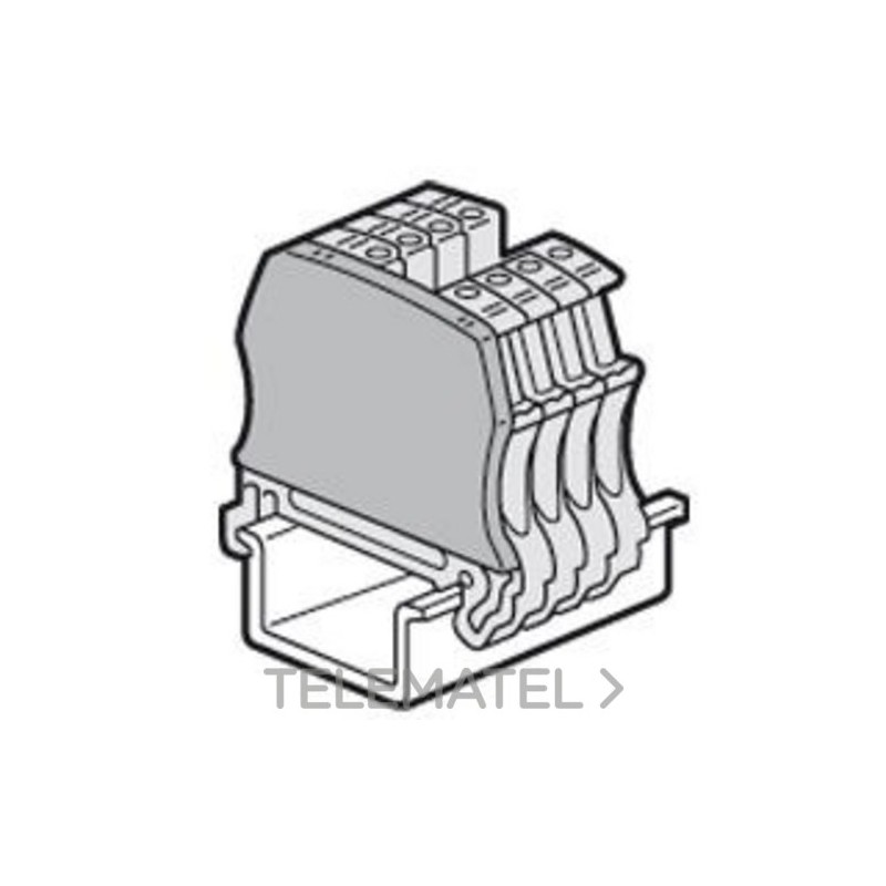 Tapa terminal VIKING3 2 entradas /2 salidas con referencia 037552 de la marca LEGRAND.