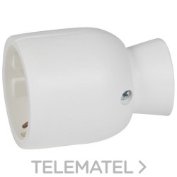 Base móvil 2P + TT 16A sin recta blanco con referencia 050317 de la marca LEGRAND.