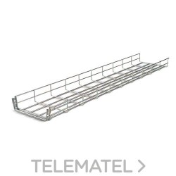 Bandeja metálica portacables de rejilla 35x150 electrozincado con referencia BMPZ315 de la marca AISCAN.