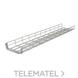 Bandeja metálica portacables de rejilla 60x100 electrozincado con referencia BMPZ610 de la marca AISCAN.