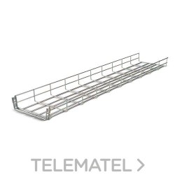 Bandeja metálica portacables de rejilla 60x150 electrozincado con referencia BMPZ615 de la marca AISCAN.
