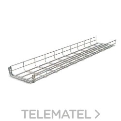 Bandeja metálica portacables de rejilla 60x200 electrozincado con referencia BMPZ620 de la marca AISCAN.