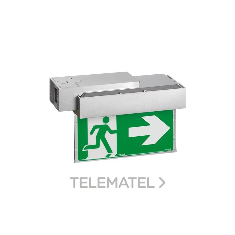 Luminaria de emergencia URAONE 100lm 1 hora IP42 permanente / no permanente con referencia 661631 de la marca LEGRAND.