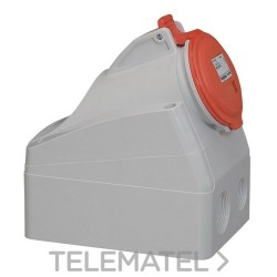 Base supercompacta 16A 3P + N + TT 415V IP44 con referencia 555159 de la marca LEGRAND.