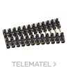 Regleta SUPREM 12 bornas PVC negra 6mm con referencia 034253 de la marca LEGRAND.