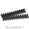 Regleta SUPREM 12 bornas PVC negra 10mm con referencia 034254 de la marca LEGRAND.