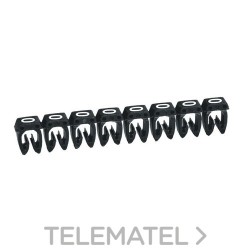 Etiqueta número 0 para cable 1,5-2,5mm2 con referencia 038220 de la marca LEGRAND.