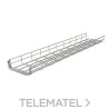 Bandeja metálica portacables de rejilla 60x400 electrozincado con referencia BMPZ640 de la marca AISCAN.