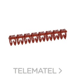 Etiqueta número 2 para cable 1,5-2,5mm2 con referencia 038222 de la marca LEGRAND.