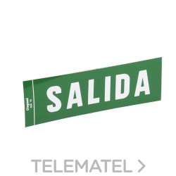 Etiqueta señalización SALIDA con referencia 060970 de la marca LEGRAND.