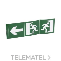 Etiqueta emergencia DIBUJO PERSONA y puerta con referencia 060995 de la marca LEGRAND.