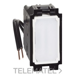 Cruzamiento 1P 10AX 250VCA LIVING NOW 1 módulo, bornes a tornillo, iluminado con LED blanco con referencia K4004L de la marca B