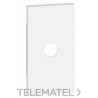 Placa frontal LIVING NOW 2 módulos para bases de TV ref.4371-4953, blanco con referencia KW08M2 de la marca BTICINO.