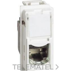 Base RJ45 CAT6 FTP LIVING NOW 1 módulo para transmisión de datos/telefonía, blanco con referencia KW4279C6F de la marca BTICI