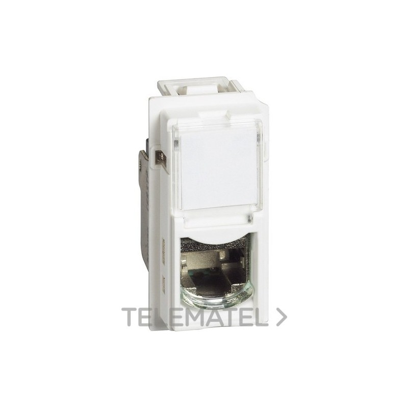 Base RJ45 CAT6 FTP LIVING NOW 1 módulo para transmisión de datos/telefonía, blanco con referencia KW4279C6F de la marca BTICI