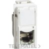 Base RJ45 CAT6 FTP LIVING NOW 1 módulo para transmisión de datos/telefonía, blanco con referencia KW4279C6F de la marca BTICI