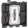 Conmutador 1P 10AX 250VCA LIVING NOW 2 módulos, bornes automáticos, iluminable con referencia K4003M2A de la marca BTICINO.