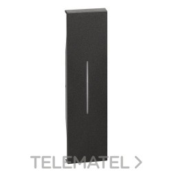 Tecla LIVING NOW 1 módulo, iluminable, dark con referencia KG01 de la marca BTICINO.