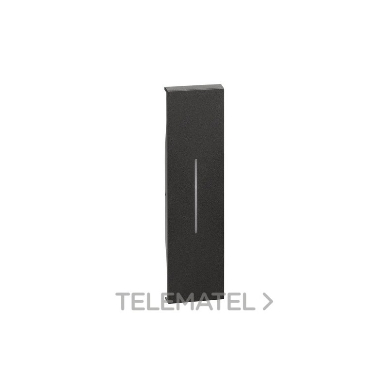 Tecla LIVING NOW 1 módulo, iluminable, dark con referencia KG01 de la marca BTICINO.