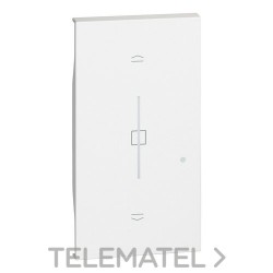 Tecla persianas LIVING NOW W/NETATMO 2 módulos para productos cableados, blanco con referencia KW32M2 de la marca BTICINO.