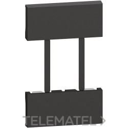 Embellecedor LIVING NOW W/NETATMO para bases de corriente estándar europeo/americano, dark con referencia KG51 de la marca BTIC
