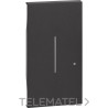 Tecla LIVING NOW W/NETATMO 2 módulos, iluminable para productos cableados, dark con referencia KG33M2 de la marca BTICINO.