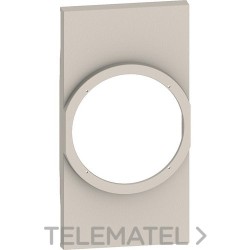 Frontal para Gateway 2P+T LIVING NOW W/NETATMO con base de corriente integrada, sand con referencia KM34M2 de la marca BTICINO.