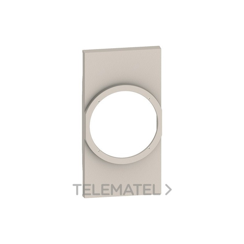 Frontal para Gateway 2P+T LIVING NOW W/NETATMO con base de corriente integrada, sand con referencia KM34M2 de la marca BTICINO.