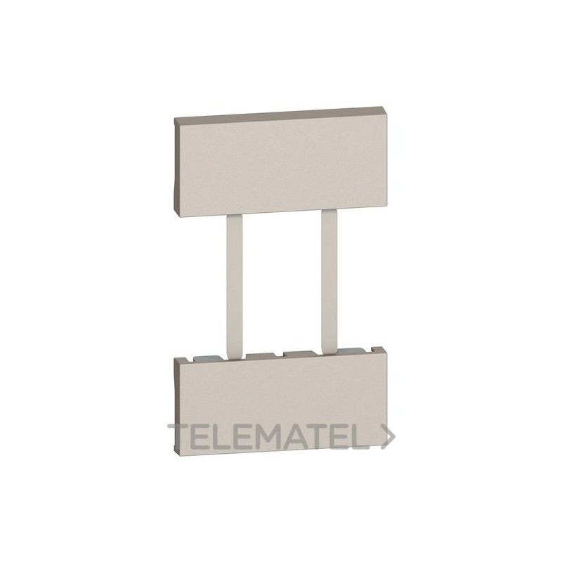 Embellecedor LIVING NOW W/NETATMO 2 módulos para bases de corriente estándar europeo/americano, sand con referencia KM51 de la