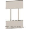 Embellecedor LIVING NOW W/NETATMO 2 módulos para bases de corriente estándar europeo/americano, sand con referencia KM51 de la