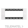 Placa para mecanismo LIVING NOW 6 módulos en tecnopolímero con efecto píxel, color pixel con referencia KA4806MW de la marca 