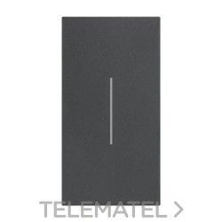 Tecla LIVING NOW 2 módulos, iluminable, dark con referencia KG01M2 de la marca BTICINO.