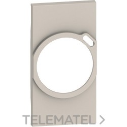 Placa frontal LIVING NOW 2 módulos para base con cargador USB ref.4141, sand con referencia KM63 de la marca BTICINO.