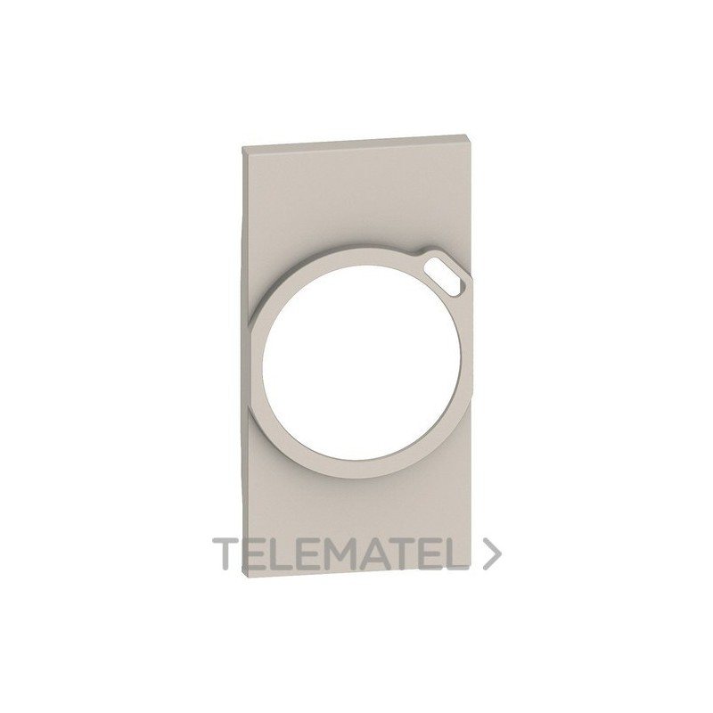Placa frontal LIVING NOW 2 módulos para base con cargador USB ref.4141, sand con referencia KM63 de la marca BTICINO.