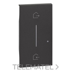 Tecla comando Entrada/Salida LIVING NOW W/NETATMO 2 módulos para comandos inalámbricos, dark con referencia KG40M2 de la marca
