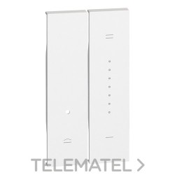 Tecla regulador iluminación LIVING NOW, 2 módulos para ref.4410-4411, blanco con referencia KW19 de la marca BTICINO.