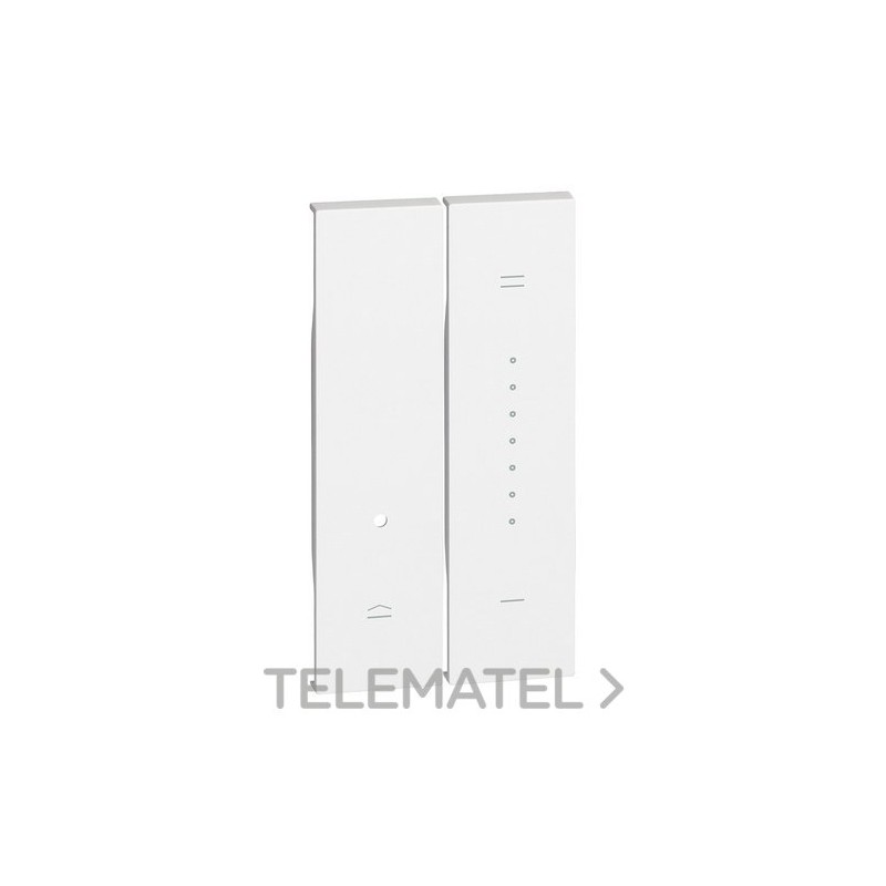 Tecla regulador iluminación LIVING NOW, 2 módulos para ref.4410-4411, blanco con referencia KW19 de la marca BTICINO.