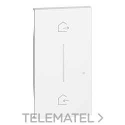 Tecla comando Entrada/Salida LIVING NOW W/NETATMO 2 módulos para comandos inalámbricos, blanco con referencia KW40M2 de la mar