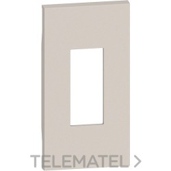Placa frontal LIVING NOW 2 módulos para RJ45 y adaptadores keystone, sand con referencia KM07M2 de la marca BTICINO.
