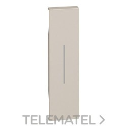 Tecla LIVING NOW 1 módulo, iluminable, sand con referencia KM01 de la marca BTICINO.