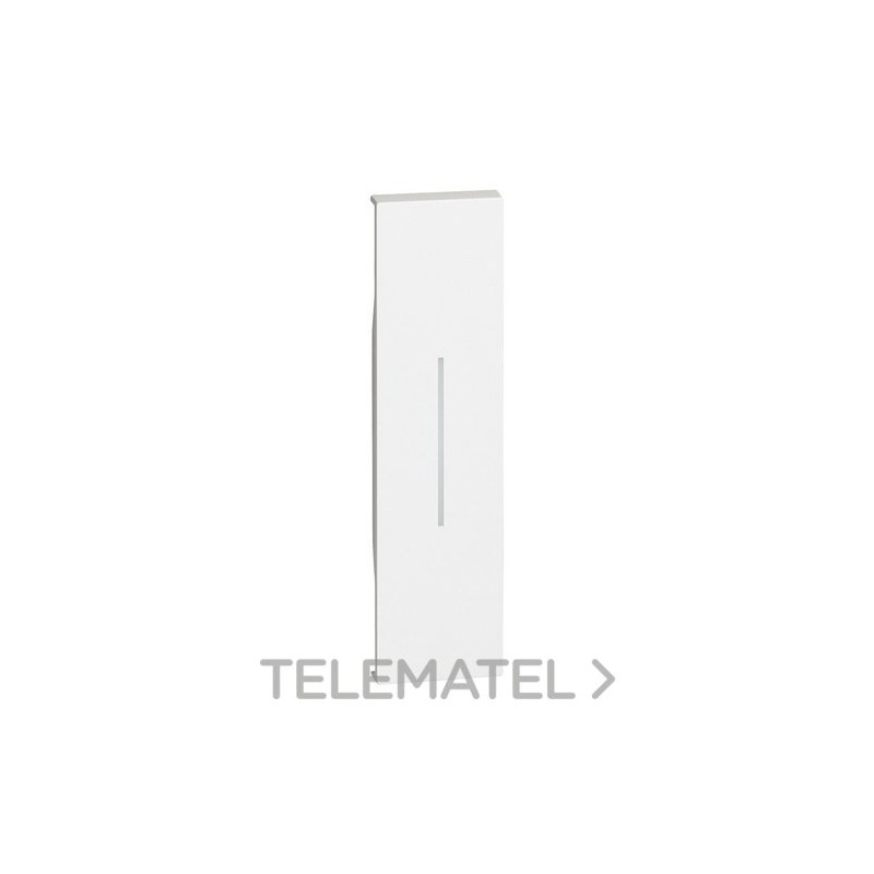 Tecla LIVING NOW 1 módulo, iluminable, blanco con referencia KW01 de la marca BTICINO.