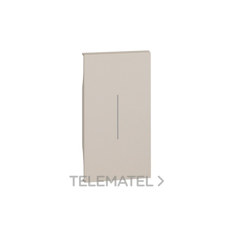 Tecla LIVING NOW 2 módulos, iluminable, sand con referencia KM01M2 de la marca BTICINO.
