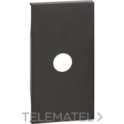 Placa frontal LIVING NOW 2 módulos para bases de TV ref.4371-4953, dark con referencia KG08M2 de la marca BTICINO.
