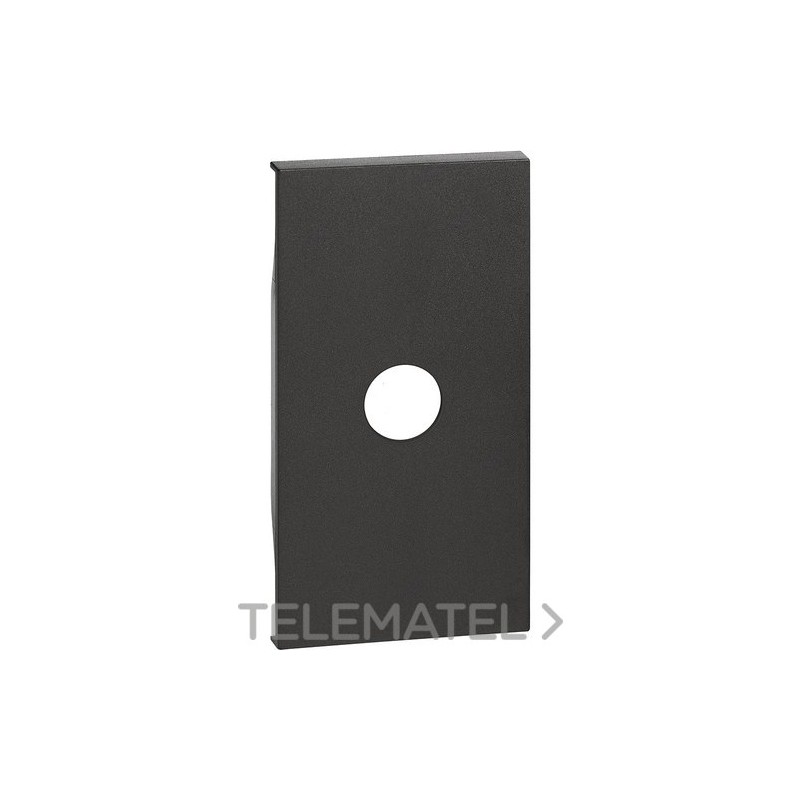 Placa frontal LIVING NOW 2 módulos para bases de TV ref.4371-4953, dark con referencia KG08M2 de la marca BTICINO.