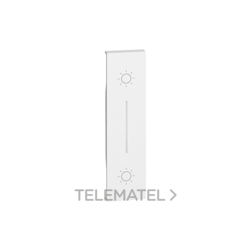 Tecla con símbolo luz LIVING NOW, 1 módulo para ref.K4036, blanco con referencia KW05L de la marca BTICINO.