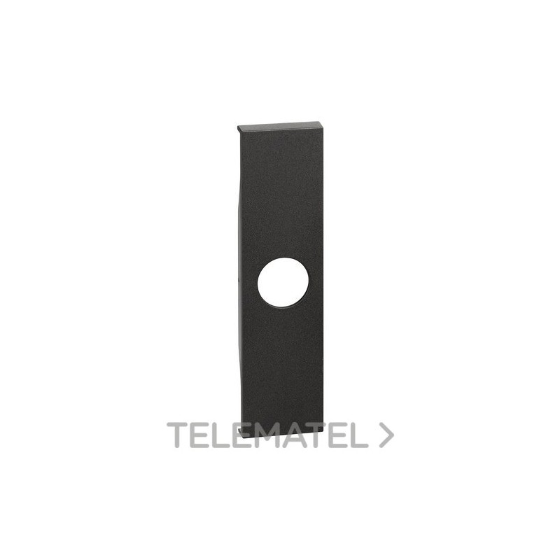 Placa frontal LIVING NOW 1 módulo para bases de TV ref.4371-4953, dark con referencia KG08 de la marca BTICINO.