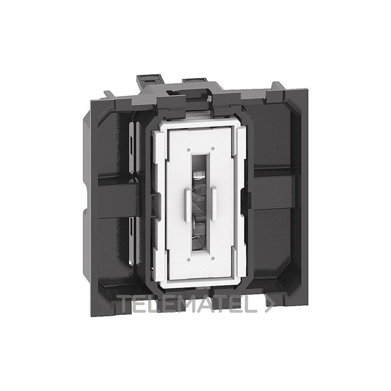 Interruptor 1P 10AX 250VCA LIVING NOW 2 módulos bornes automáticos, iluminable con referencia K4001M2A de la marca BTICINO.