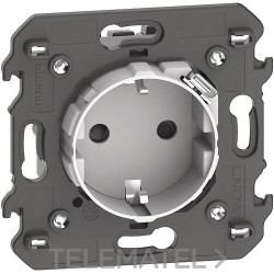 Base enchufe 2P+T 3A 5V LIVING NOW 2 módulos con cargador USB integrado, blanco con referencia KW4141USB de la marca BTICINO.