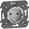 Base enchufe 2P+T 3A 5V LIVING NOW 2 módulos con cargador USB integrado, blanco con referencia KW4141USB de la marca BTICINO.