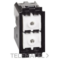 Pulsador doble 10A 250VCA LIVING NOW 1 módulo, no interblocados con referencia K4036 de la marca BTICINO.